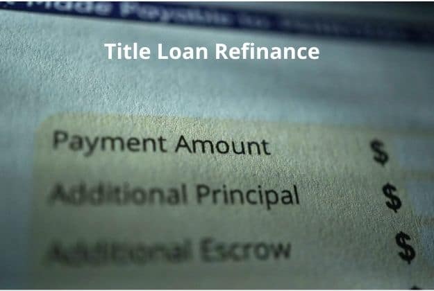 apply for a title loan refi and get a lower monthly payment